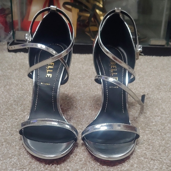 Silver Rebelle high heel sandals - Picture 3 of 9